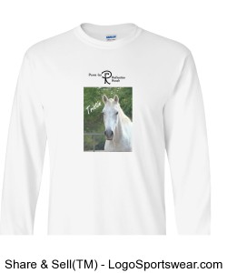 Adult Long Sleeve Shirt with "TRISTIN" on Front and Barn on Back. Design Zoom